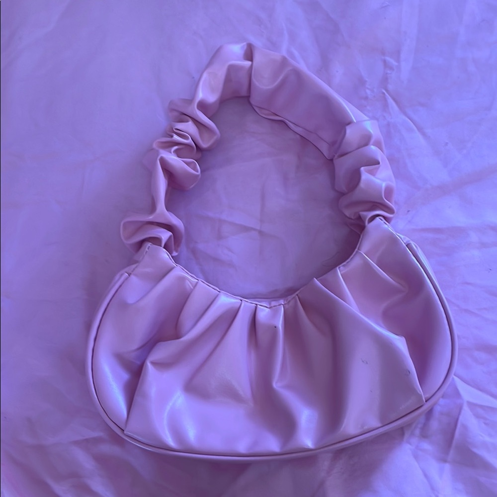 SHEIN Pink Shoulder Bag with Ruched Design